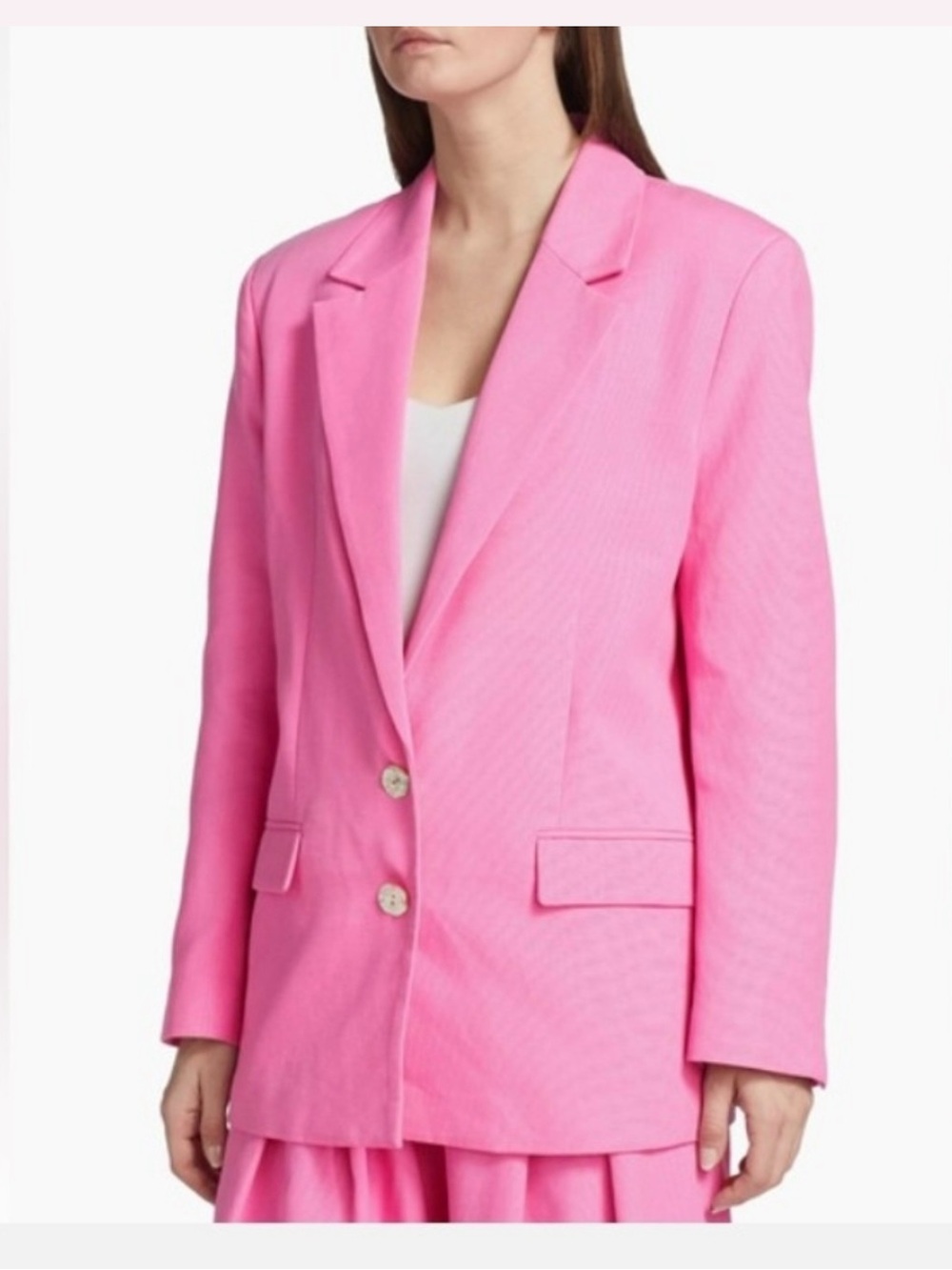 Farm Rio Pink Tailored Blazer